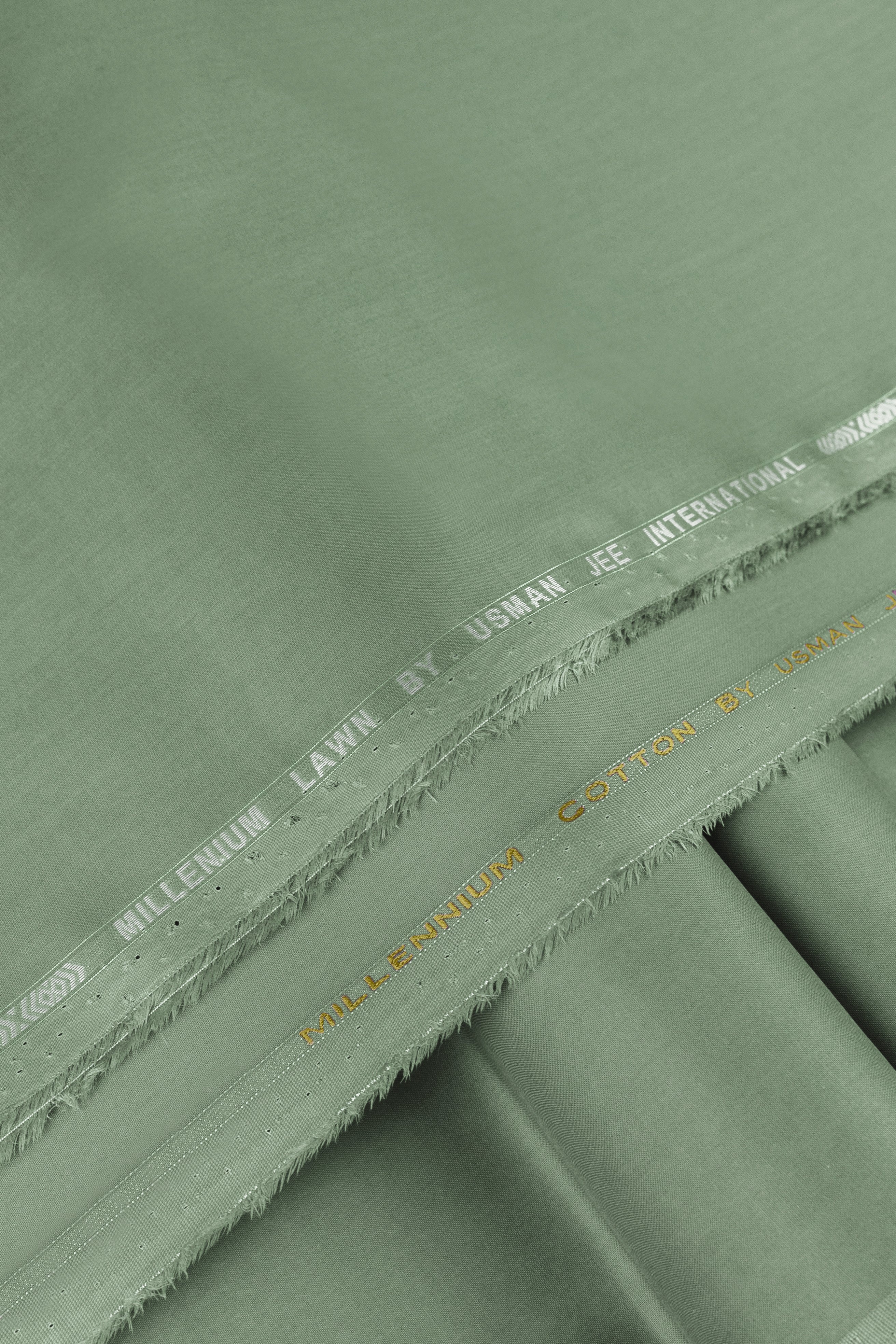 MILLENIUM LAWN + COTTON ( GREEN COLOUR)