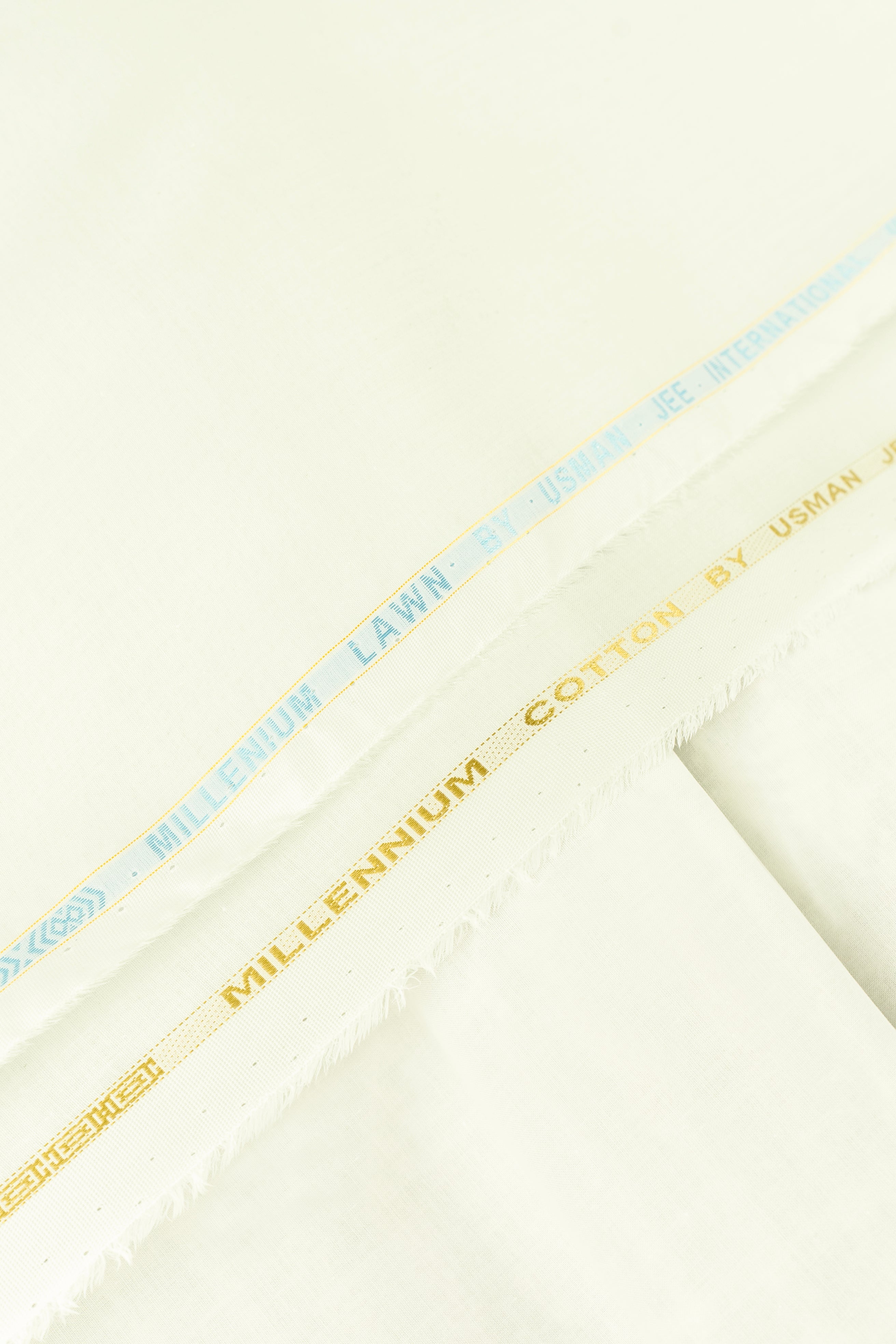 MILLENIUM LAWN + COTTON ( EGG WHITE COLOUR)